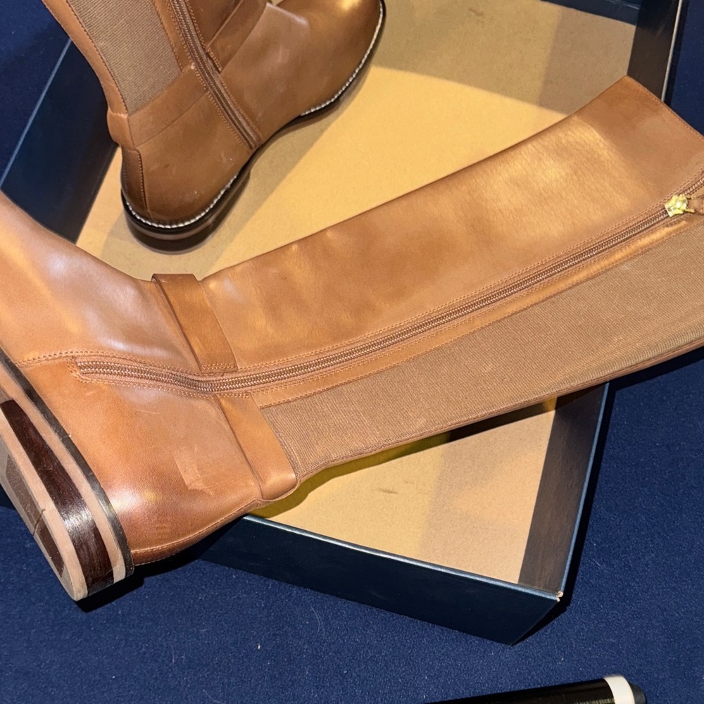 Cole Haan Brown Heeled Boots - Picture 9 of 14